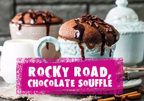 Rocky Road, Chocolate Souffle