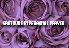 Gratitude in Personal Prayer