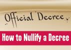 How to Nullify a Decree