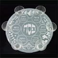 Plateau du seder en verre