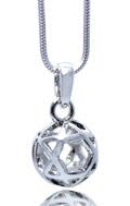Star of David Ball Necklace
