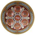 Plato de Pesaj de Vidrio - Bordó