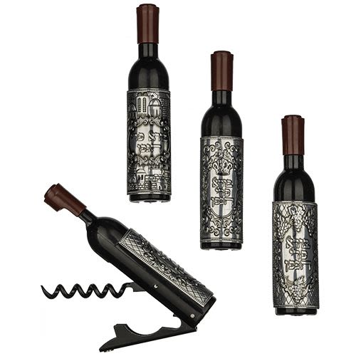 Wine Bottle Opener, Magnet, and 11.5 Cm Bottle Faceplate