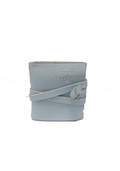 תהילים דמוי עור תכלת - כיס