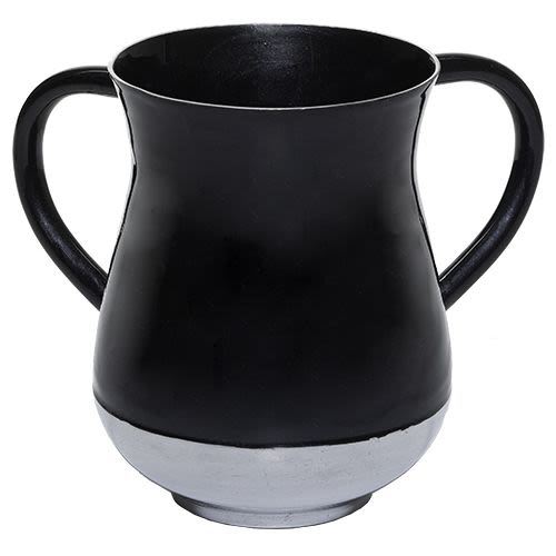 Handwashing Cup Made of Aluminum in Black