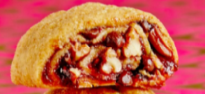 Pecan, Chocolate, and Raspberry Rugelach