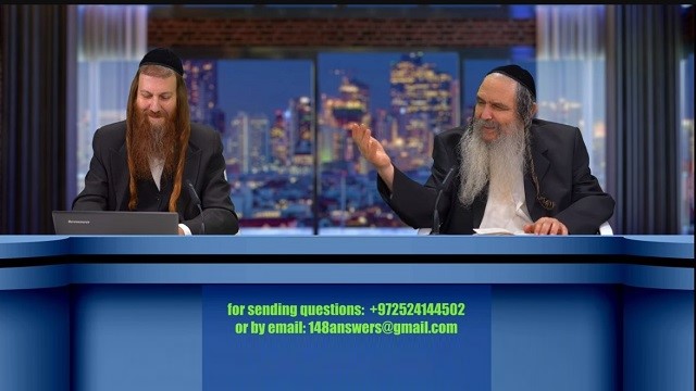 Rabbi Arush with Rabbi Galed translating